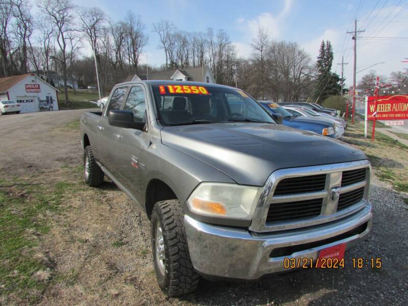 2011 RAM 2500 for sale at WHEELER AUTOMOTIVE in Fort Calhoun NE