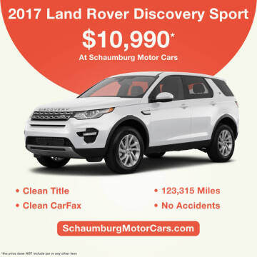 2017 Land Rover Discovery Sport for sale at Schaumburg Motor Cars in Schaumburg IL