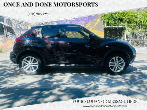 2014 Nissan JUKE for sale at Once and Done Motorsports in Chico CA