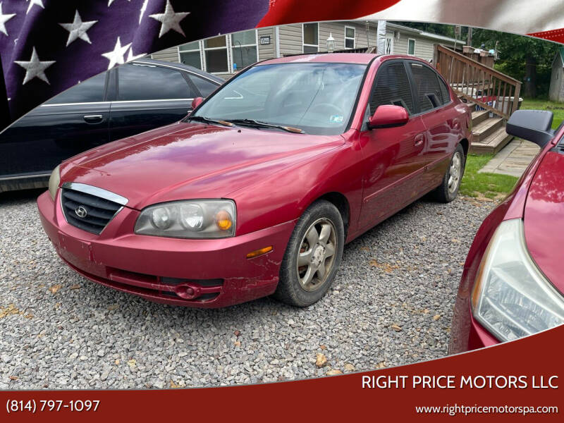 2004 Hyundai Elantra for sale at Right Price Motors LLC in Cranberry PA