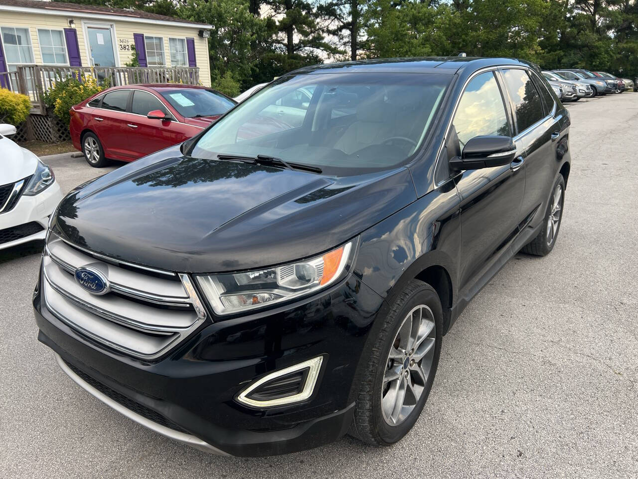 Black 2016 Ford Edge Titanium Titanium 4dr Crossover 1