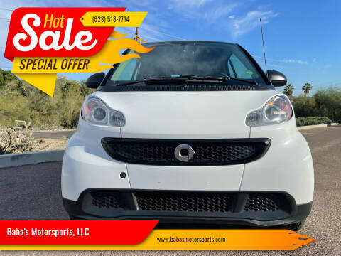 2015 Smart fortwo for sale at Baba's Motorsports, LLC in Phoenix AZ