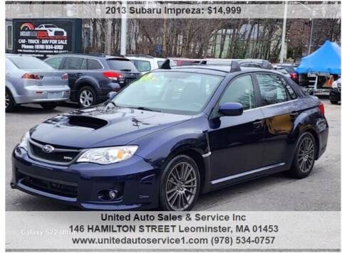 2013 Subaru Impreza for sale at United Auto Sales & Service Inc in Leominster MA
