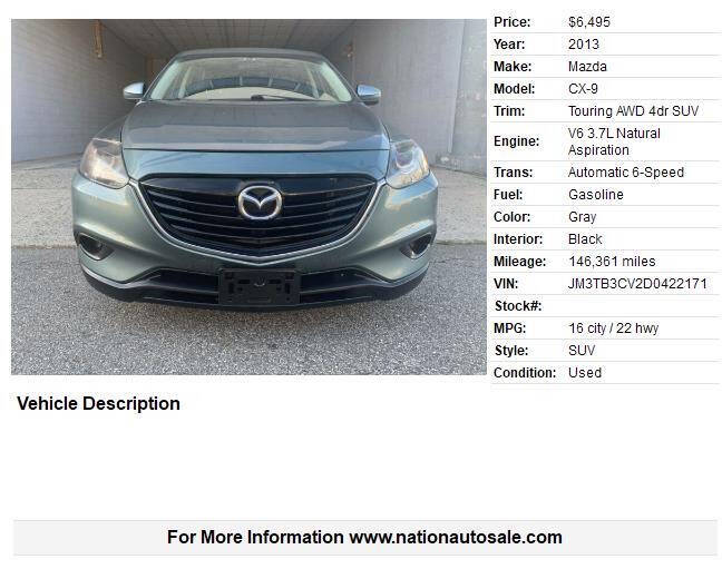 2013 Mazda CX-9 Touring