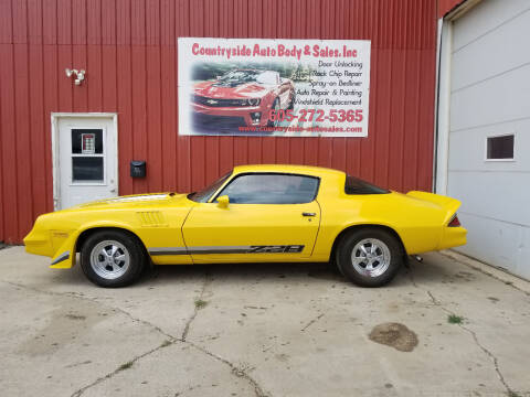 1979 Chevrolet Camaro for sale at Countryside Auto Body & Sales, Inc in Gary SD