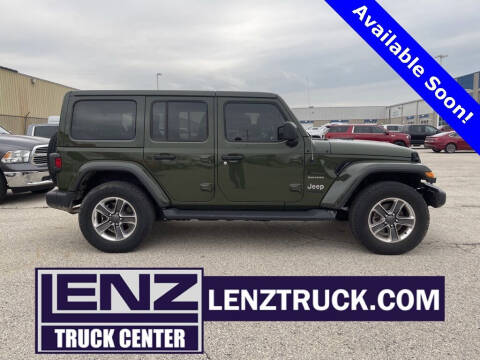 2020 Jeep Wrangler Unlimited for sale at LENZ TRUCK CENTER in Fond Du Lac WI