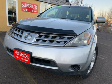 2006 Nissan Murano for sale at Superior Auto Sales, LLC in Wheat Ridge CO
