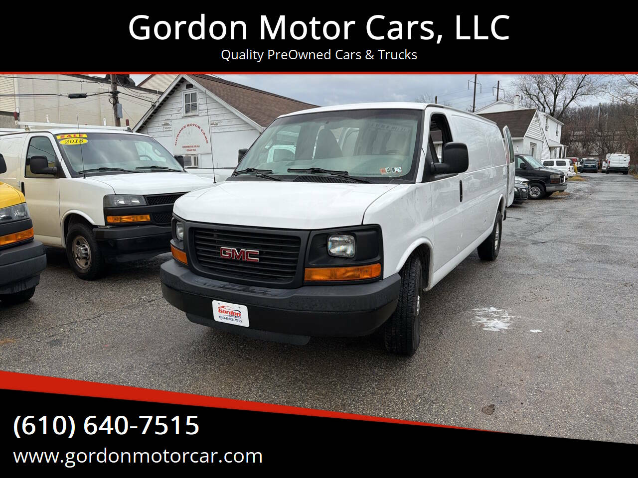 2016 GMC Savana 3500 3dr Extended Cargo Van w/1WT's photo