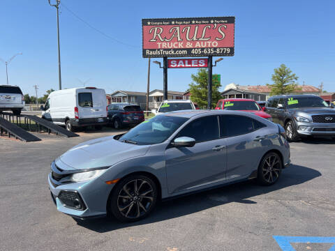 2019 Honda Civic for sale at RAUL'S TRUCK & AUTO SALES, INC in Oklahoma City OK