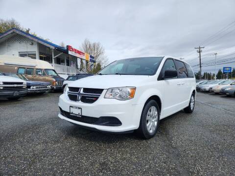 2018 Dodge Grand Caravan for sale at Leavitt Auto Sales and Used Car City in Everett WA