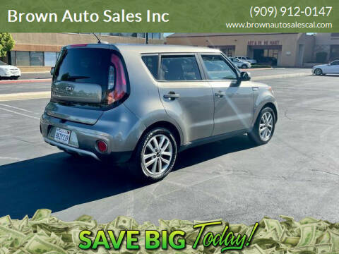 2019 Kia Soul for sale at Brown Auto Sales Inc in Upland CA