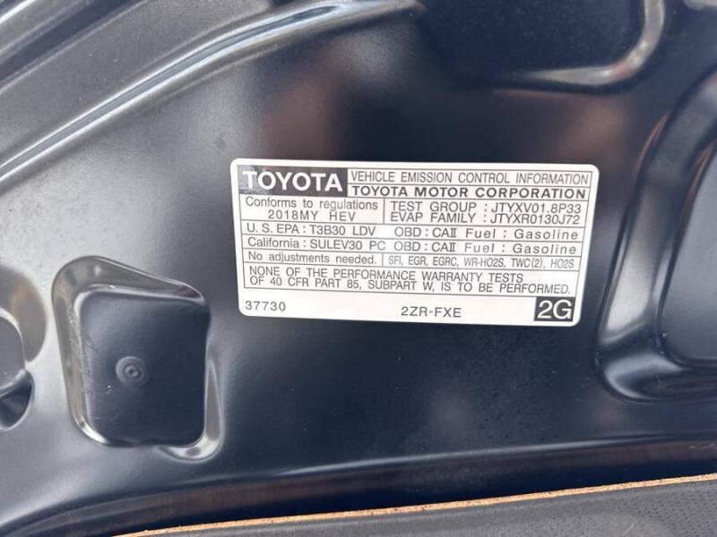 2018 Toyota Prius Two