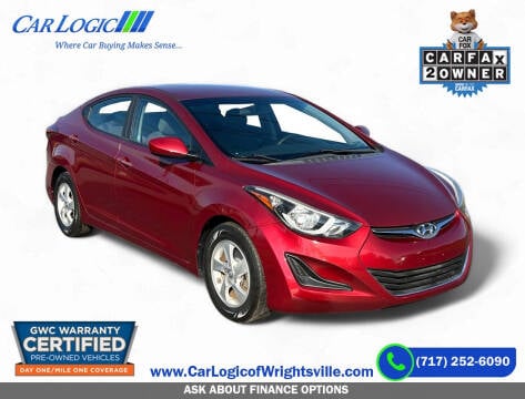 2015 Hyundai Elantra for sale at Car Logic of Wrightsville in Wrightsville PA