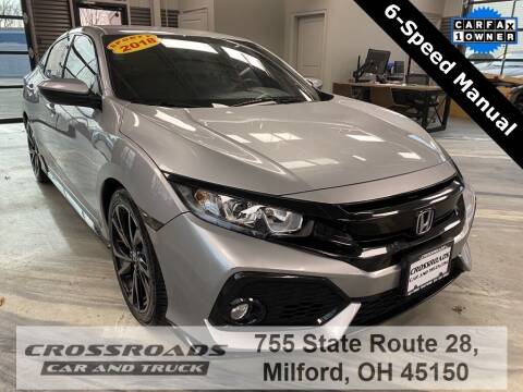 2018 Honda Civic for sale at Crossroads Car & Truck in Milford OH