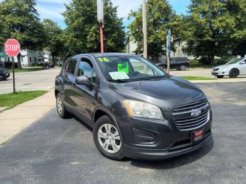 2016 Chevrolet Trax for sale at ALVAREZ BLESSING AUTO SALES LLC in Green Bay WI