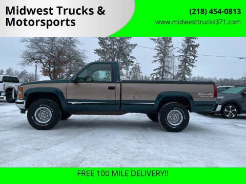 1995 Chevrolet C/K 1500 Series for sale at Midwest Trucks & Motorsports in Merrifield MN