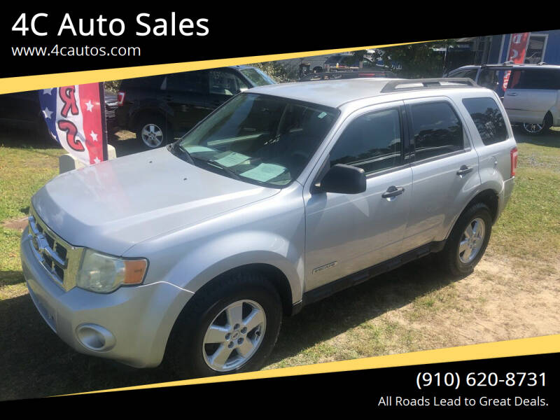 2008 Ford Escape for sale at 4C Auto Sales in Wilmington NC