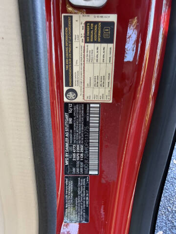 2013 Mercedes-Benz SL-Class SL 550