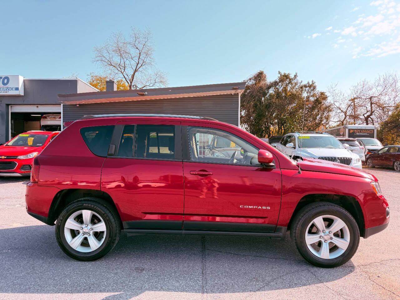 Red 2015 Jeep Compass Latitude 4x4 Latitude 4dr SUV 2