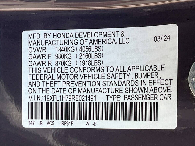 2024 Honda Civic EX-L