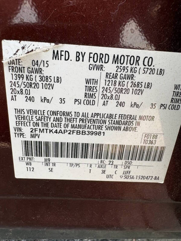 2015 Ford Edge Sport