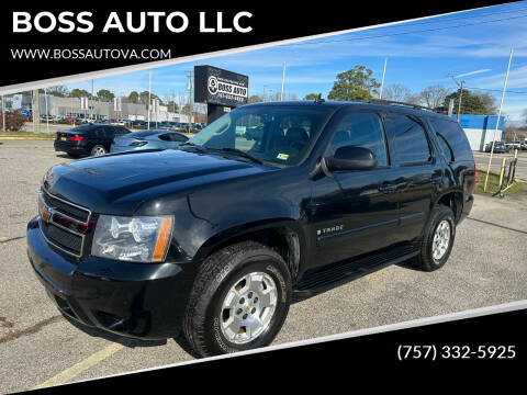 2007 Chevrolet Tahoe for sale at BOSS AUTO LLC in Norfolk VA