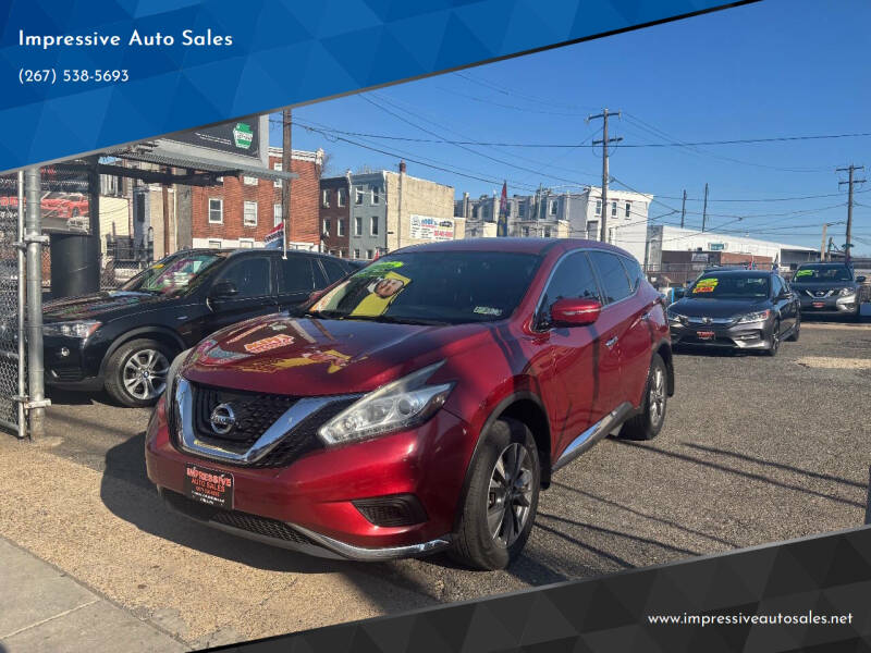 2015 Nissan Murano for sale at Impressive Auto Sales in Philadelphia PA