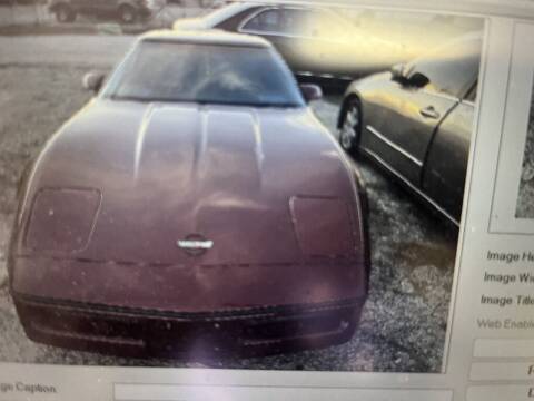1987 Chevrolet Corvette for sale at SCOTT HARRISON MOTOR CO in Houston TX