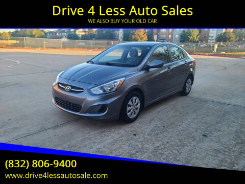 2016 Hyundai Accent for sale at Drive 4 Less Auto Sales in Houston TX