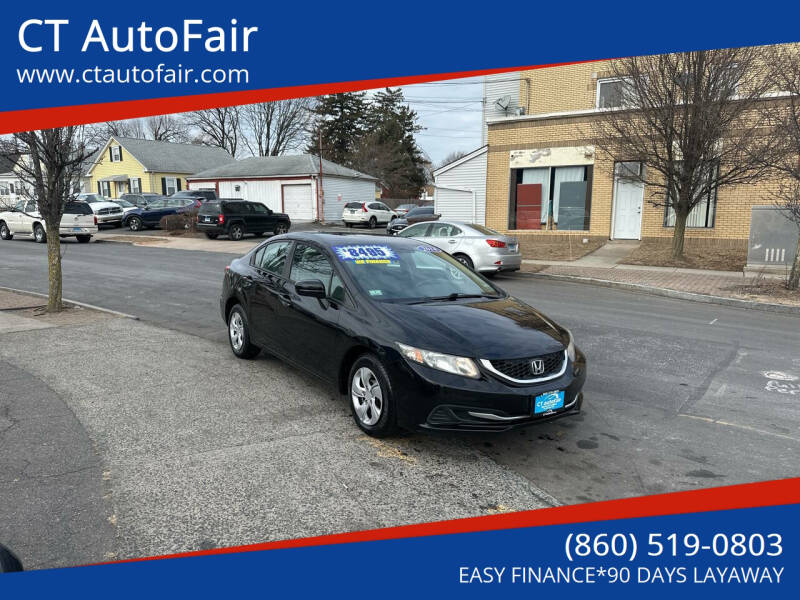 2014 Honda Civic for sale at CT AutoFair in West Hartford CT