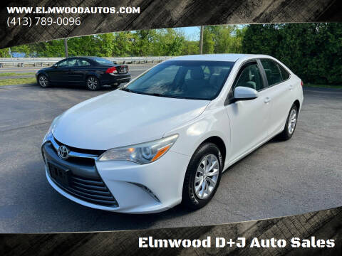 2015 Toyota Camry for sale at Elmwood D+J Auto Sales in Agawam MA
