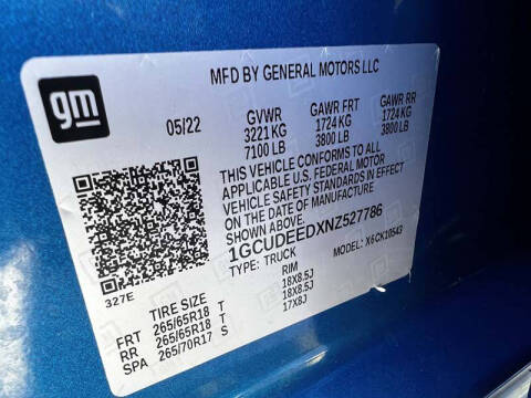 2022 Chevrolet Silverado 1500