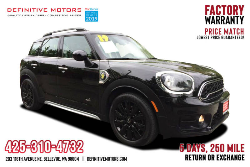 2019 MINI Countryman Plug-in Hybrid Cooper SE ALL4