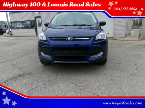 2016 Ford Escape for sale at Highway 100 & Loomis Road Sales in Franklin WI