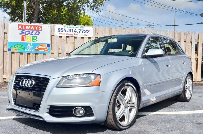 2012 Audi A3 for sale at ALWAYSSOLD123 INC in Fort Lauderdale FL