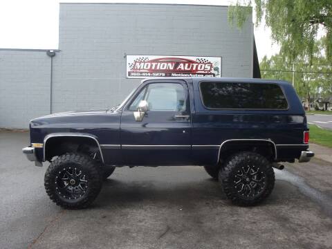 1990 Chevrolet Blazer for sale at Motion Autos in Longview WA