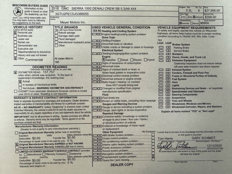 2018 GMC Sierra 1500