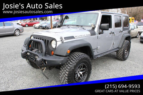 2013 Jeep Wrangler Unlimited for sale at Josie's Auto Sales in Gilbertsville PA