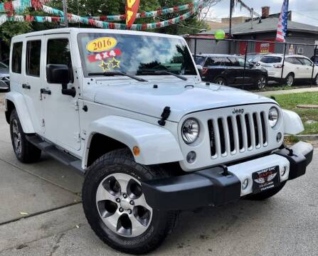 2016 Jeep Wrangler Unlimited for sale at Paps Auto Sales in Chicago IL