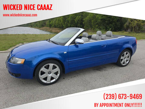 2005 Audi S4 for sale at WICKED NICE CAAAZ in Cape Coral FL