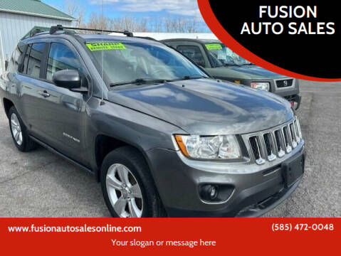 2012 Jeep Compass for sale at FUSION AUTO SALES in Spencerport NY