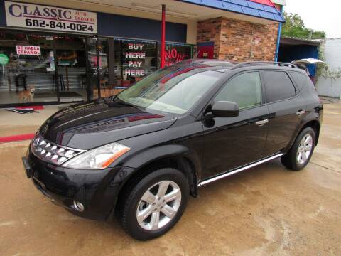 2007 Nissan Murano for sale at Classic Auto Brokers in Haltom City TX