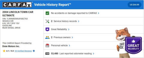 2004 Lincoln Town Car Ultimate