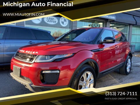 2017 Land Rover Range Rover Evoque for sale at Michigan Auto Financial in Dearborn MI