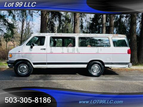 1995 Dodge Ram Van for sale at LOT 99 LLC in Milwaukie OR