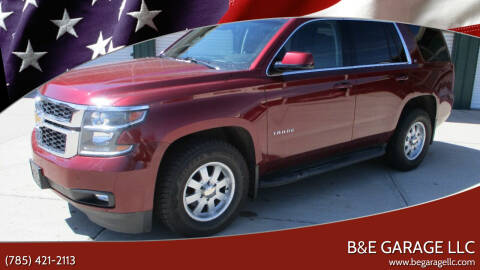 2017 Chevrolet Tahoe for sale at B&E Garage LLC in Hill City KS