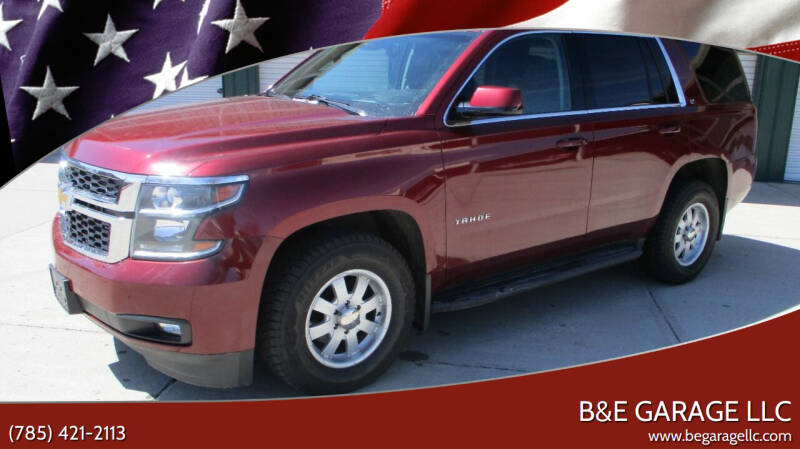 2017 Chevrolet Tahoe for sale at B&E Garage LLC in Hill City KS