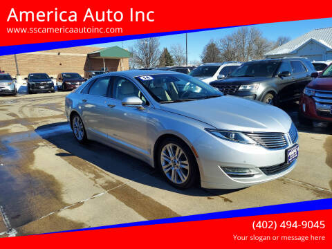 2014 Lincoln MKZ Hybrid for sale at America Auto Inc in South Sioux City NE