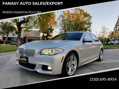 2011 BMW 5 Series for sale at FANASY AUTO SALES/EXPORT in Yorba Linda CA