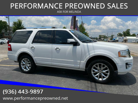 2015 Ford Expedition for sale at PERFORMANCE PREOWNED SALES in Conroe TX